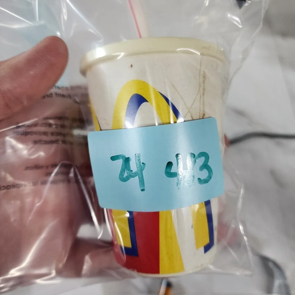 Vintage McDonalds Drink Slurps & Burps Drink‎ Sounds Hasbro 1997 Works